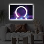 Wallity Lienzo Decorativo Iluminado con Led 45 x 70 cm Multicolor